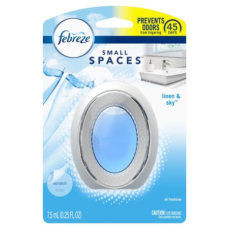 FEBREZE Small Spaces Linen & Sky Scent Air Freshener 0.25 oz Liquid 93336